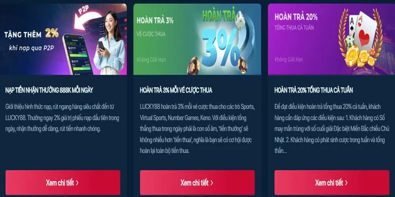 Dịch vụ hỗ trợ khách hàng 24/7 của 888p